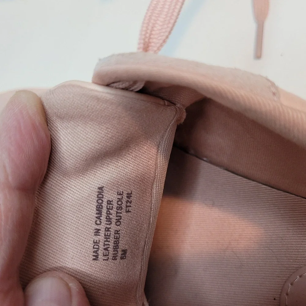 Michael Kors Scotty Leather Pink Sneaker Lace Up‎ Casual Shoes Women's Size 8